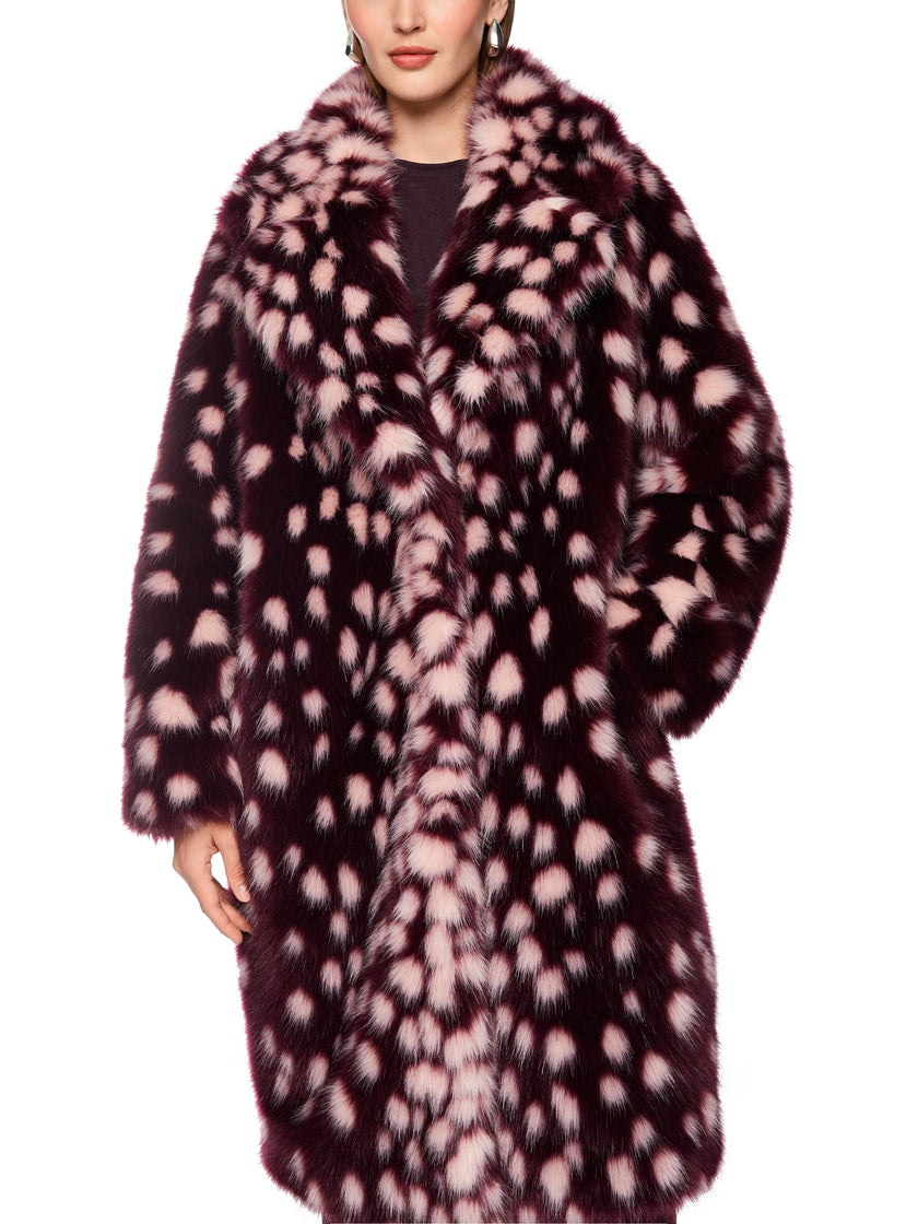 Mantel - Punkte-Print