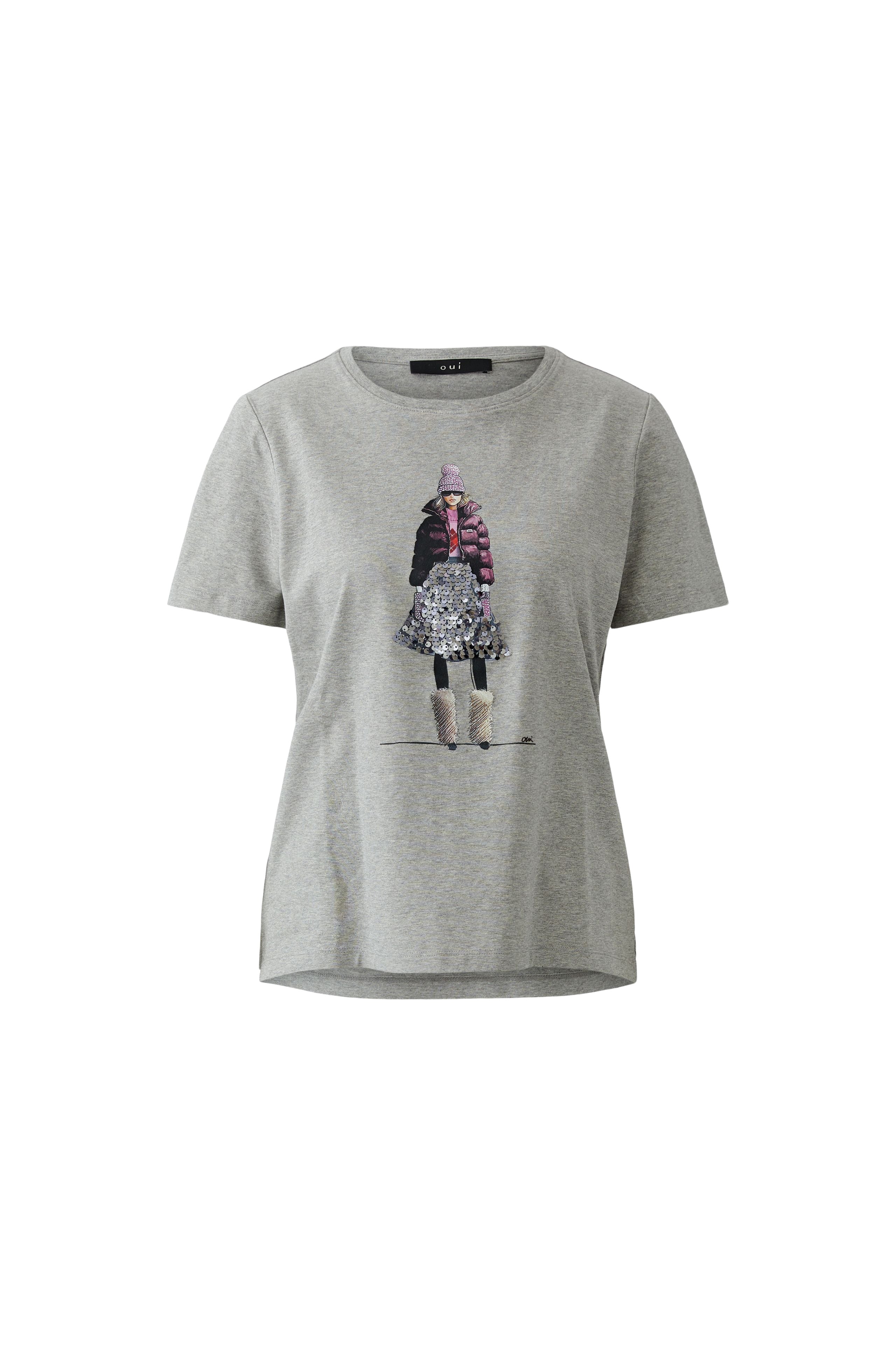 T-Shirt - Paillettenbesatz