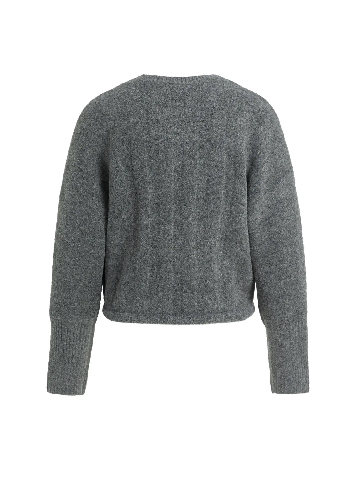 Rippstrickpullover - Fledermausärmel