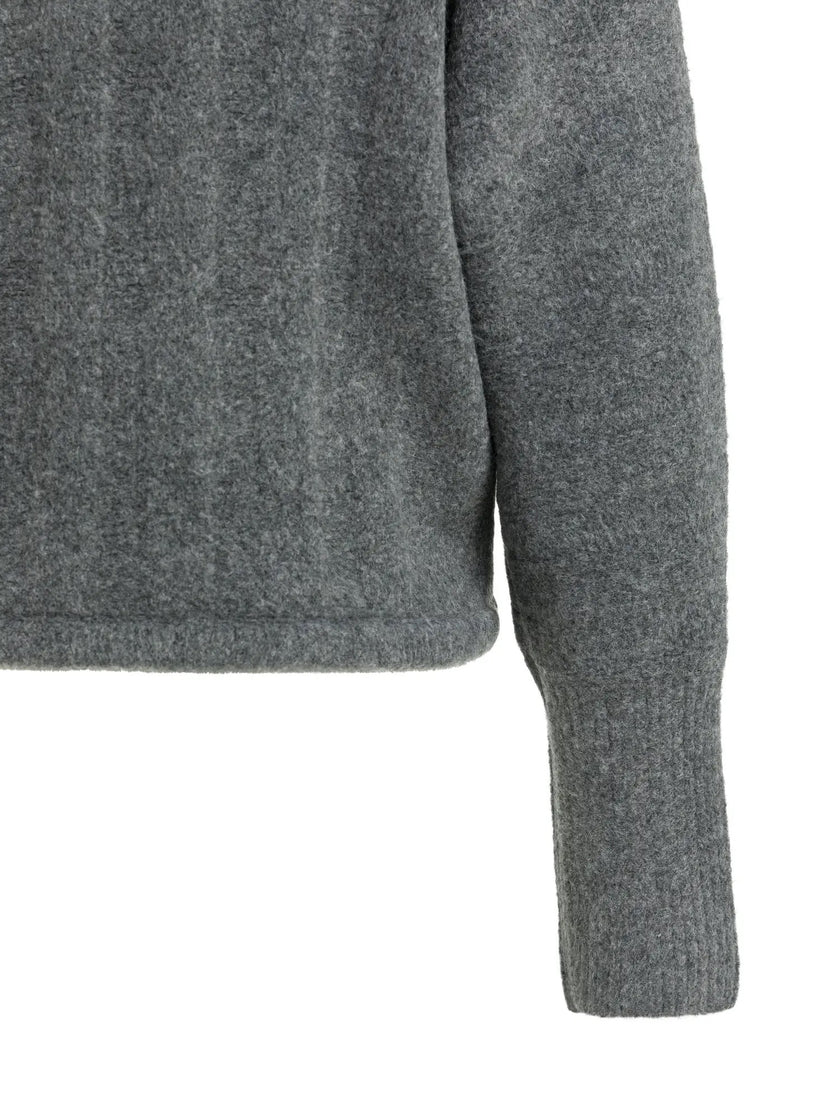 Rippstrickpullover - Fledermausärmel