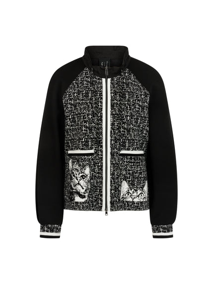 ONLINE EXKLUSIV - Sweatjacke - Katzenmotiv