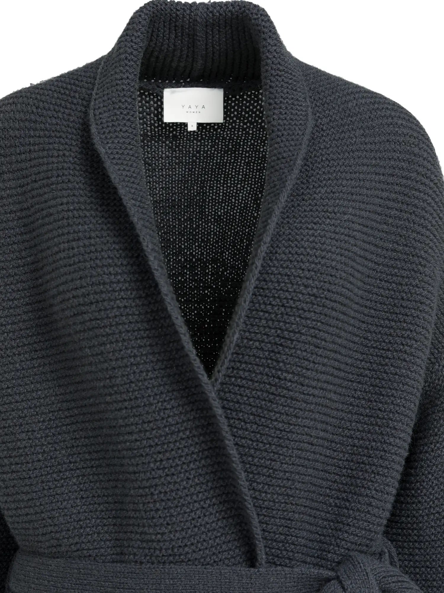 Strickjacke - Bindegürtel