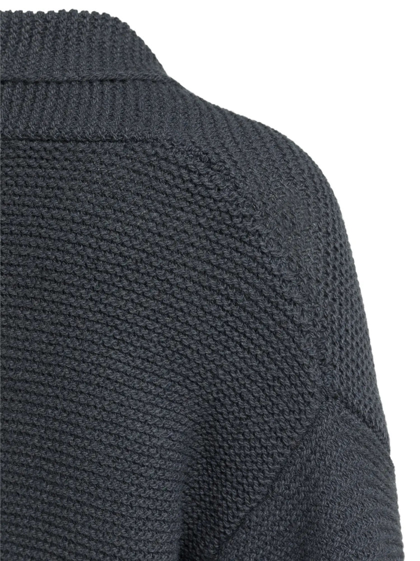Strickjacke - Bindegürtel