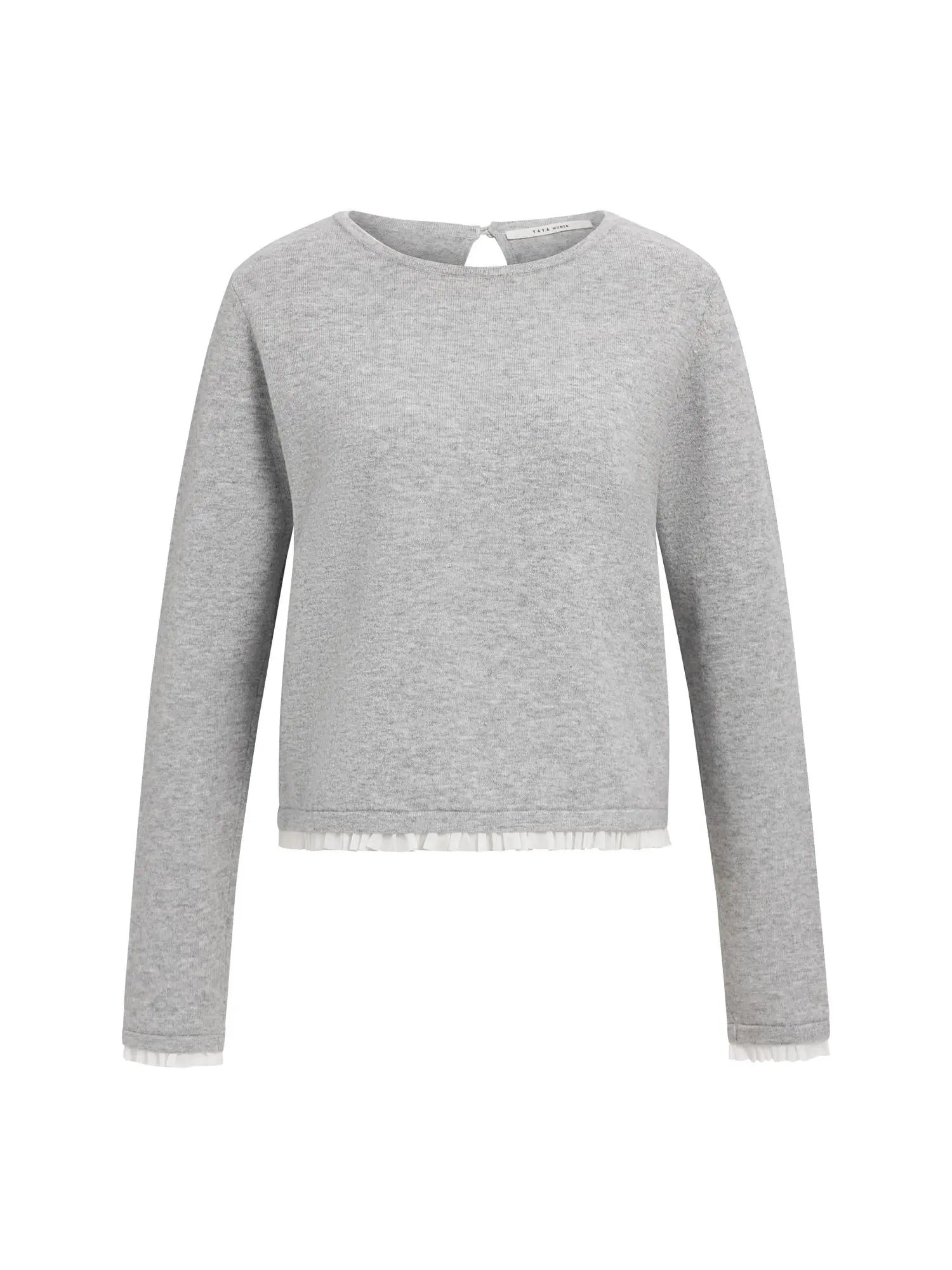 Pullover - Rüschenborten