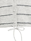 Strickjacke - Streifenmuster