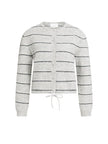 Strickjacke - Streifenmuster