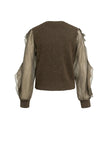 Pullover - Rüschenärmel