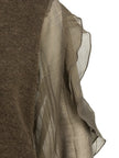 Pullover - Rüschenärmel