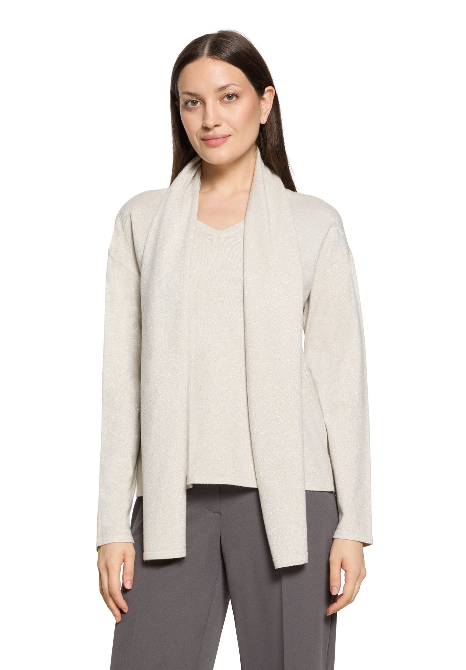Strickpullover - Schalkragen