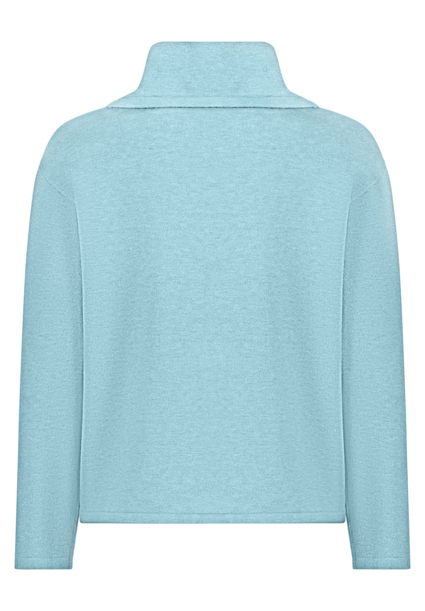 Strickpullover - Wasserfallkragen