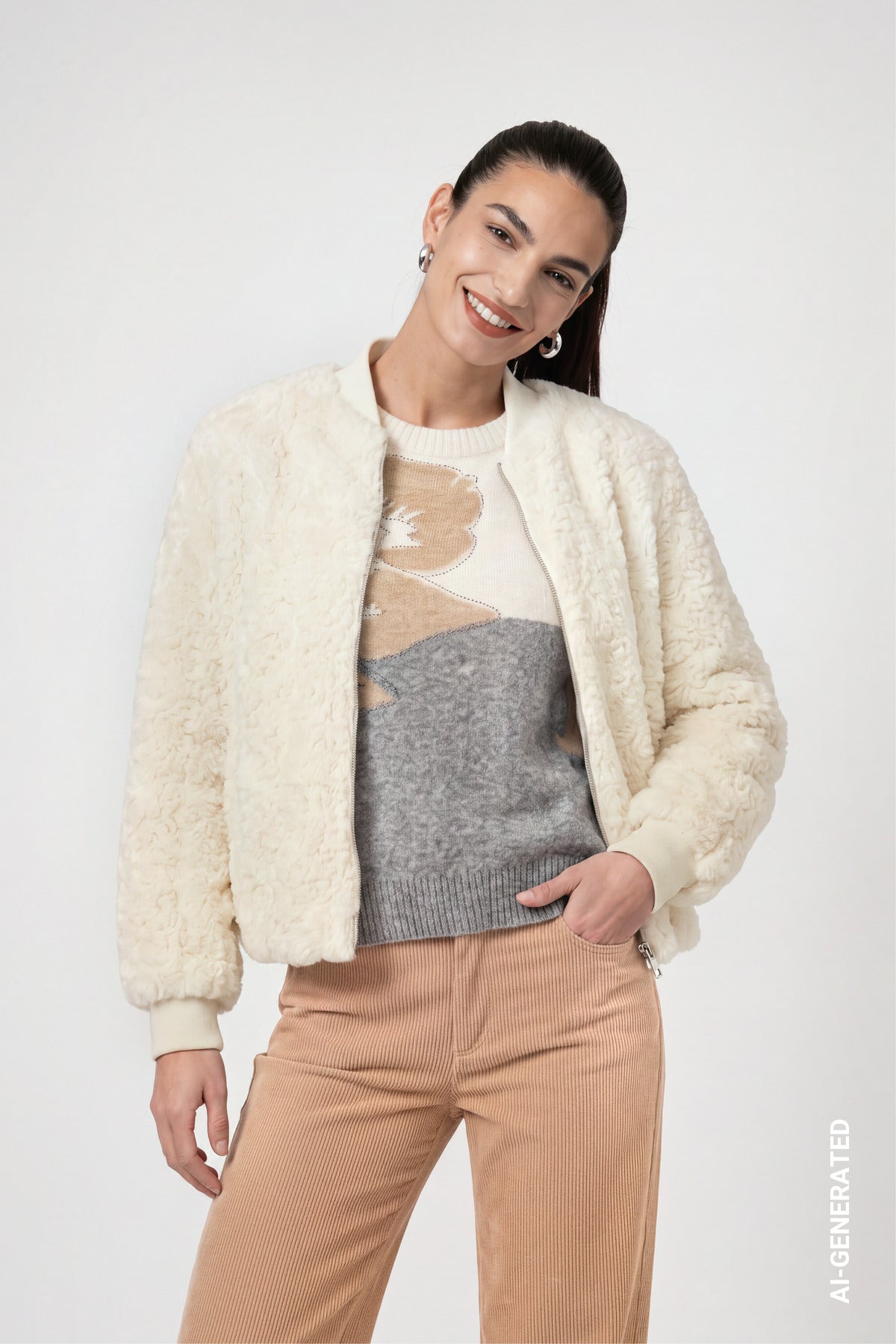Jacke - Fake Fur