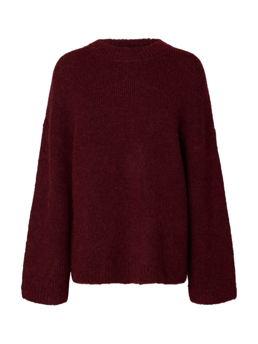 SLWGABRIELLA LS KNIT NEW O-NECK NOOS
