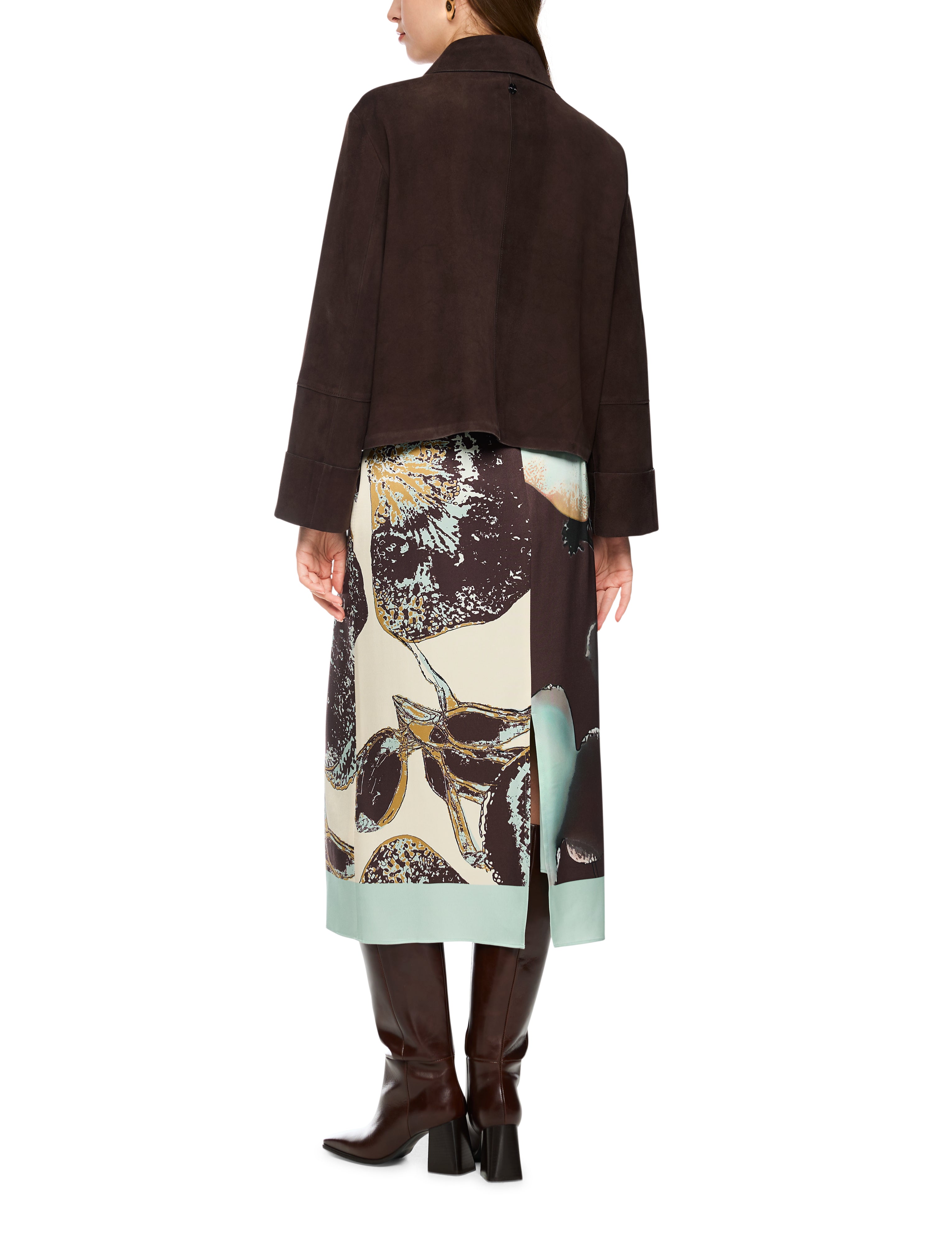 Jacke - Veloursleder
