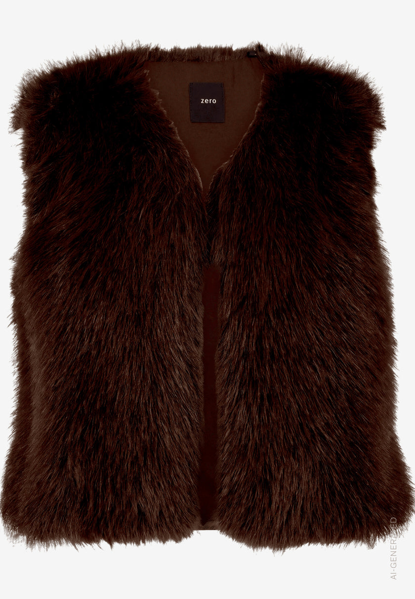 Weste - Fake Fur