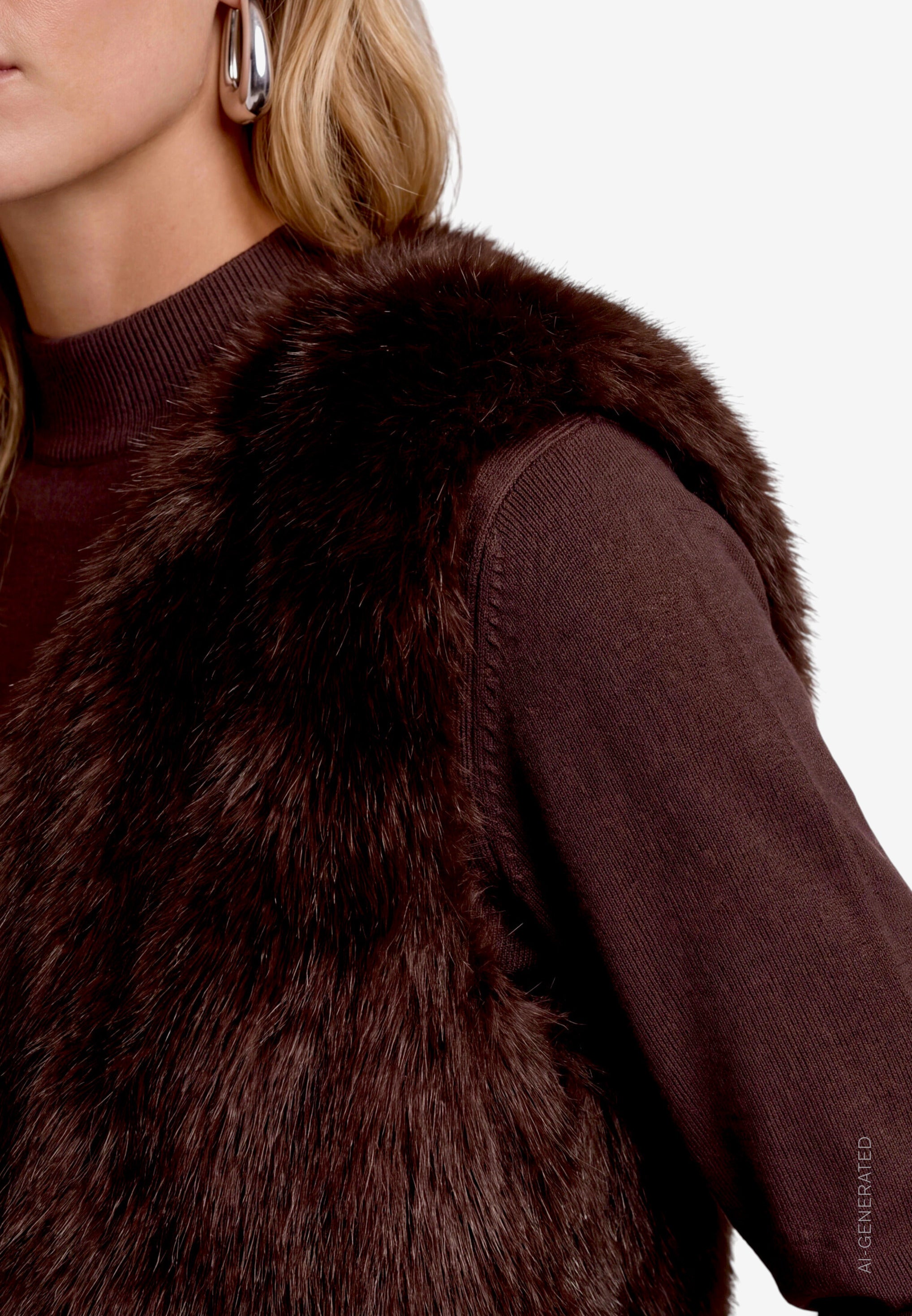 Weste - Fake Fur