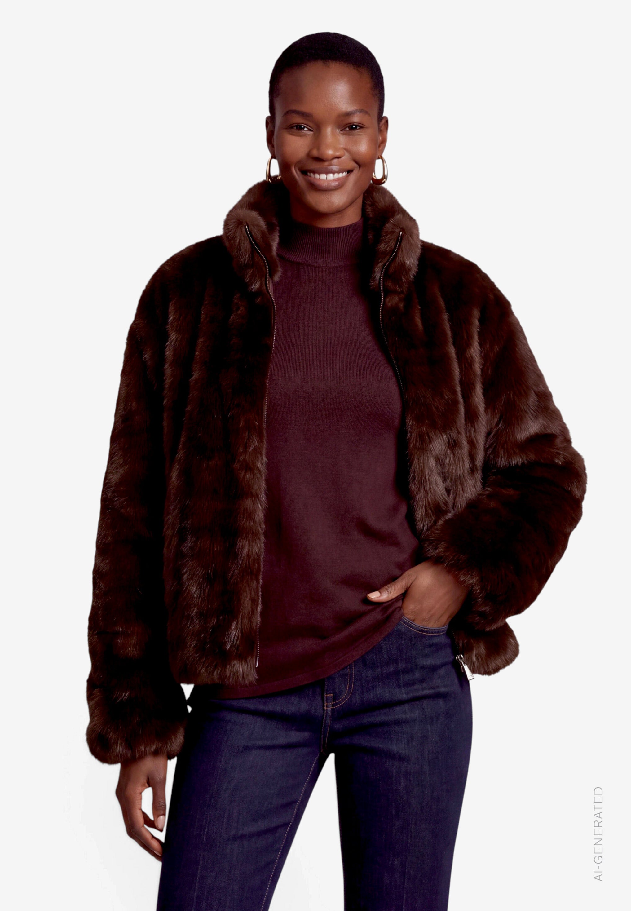 Jacke - Fake Fur