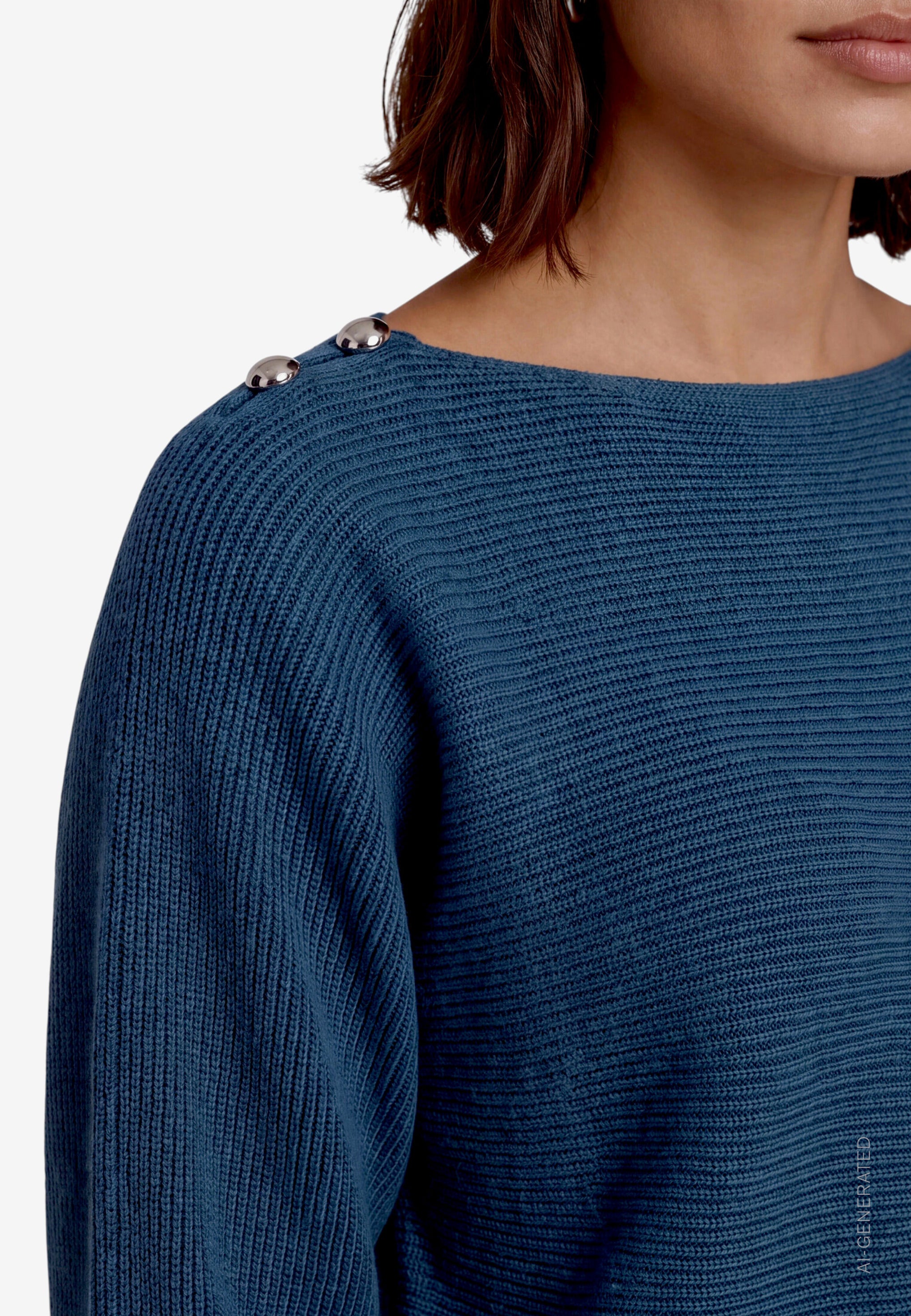 Strickpullover - U-Boot Ausschnitt