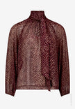 Schluppenbluse - Animalprint