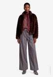 Schluppenbluse - Animalprint