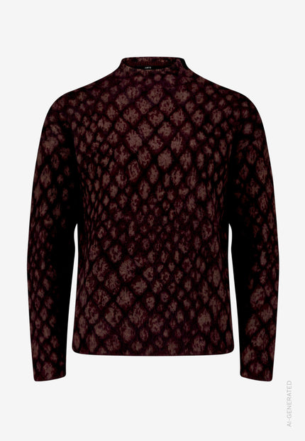Strickpullover - Animalprint