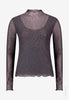 Mesh-Shirt - Glitzersteinen