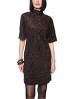 Kleid - Leo-Look