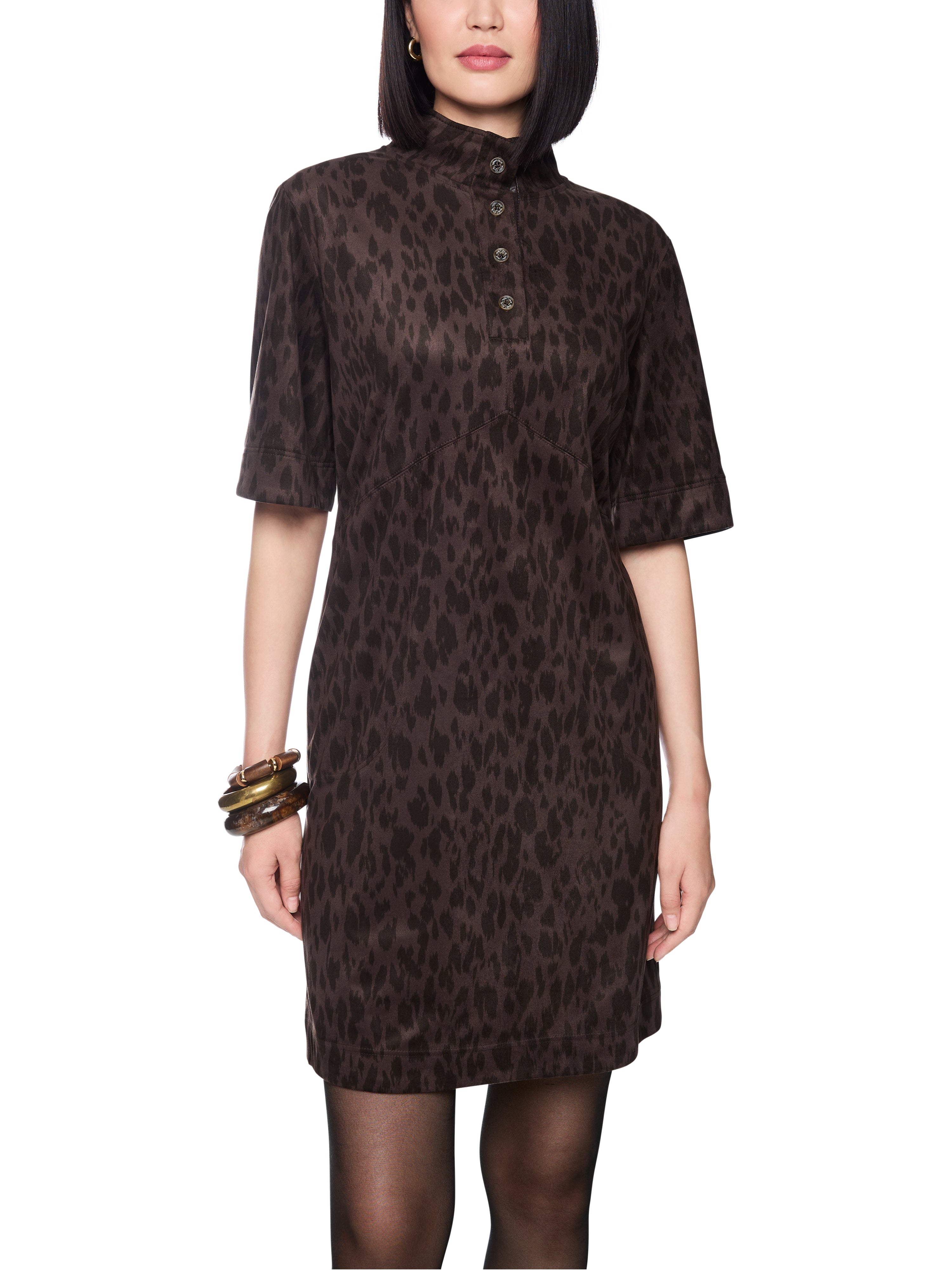 Kleid - Leo-Look