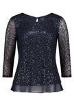 Blusenshirt - Pailletten