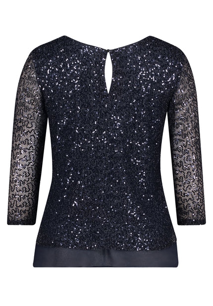 Blusenshirt - Pailletten