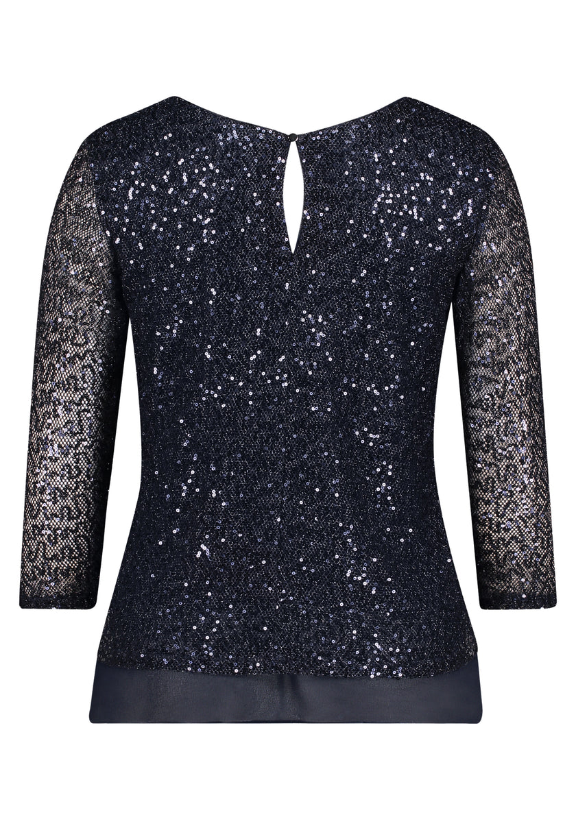 Blusenshirt - Pailletten