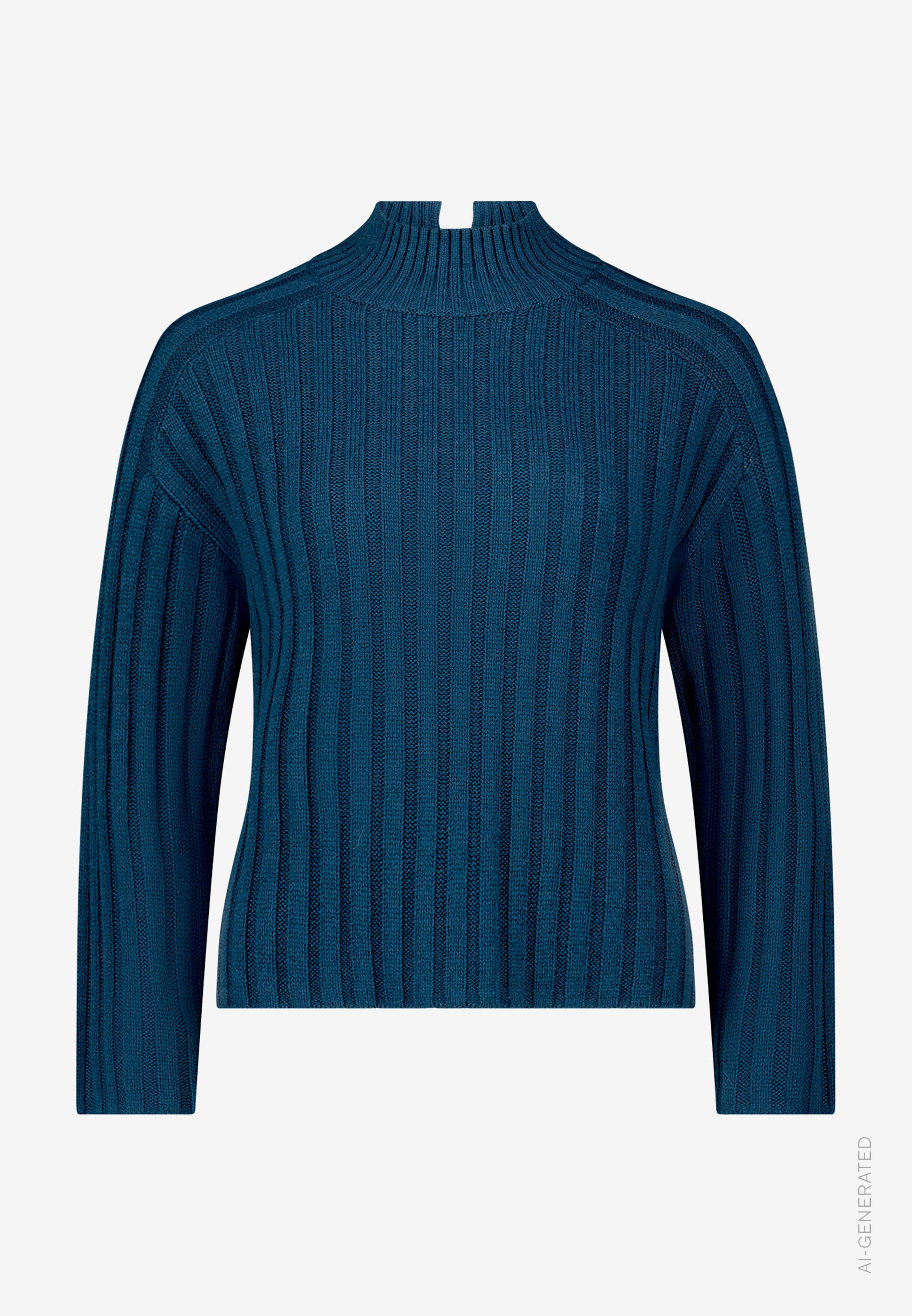 Strickpullover  - Stehkragen