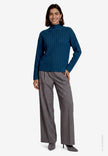 Strickpullover  - Stehkragen