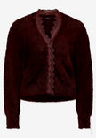 Strickjacke - Spitze