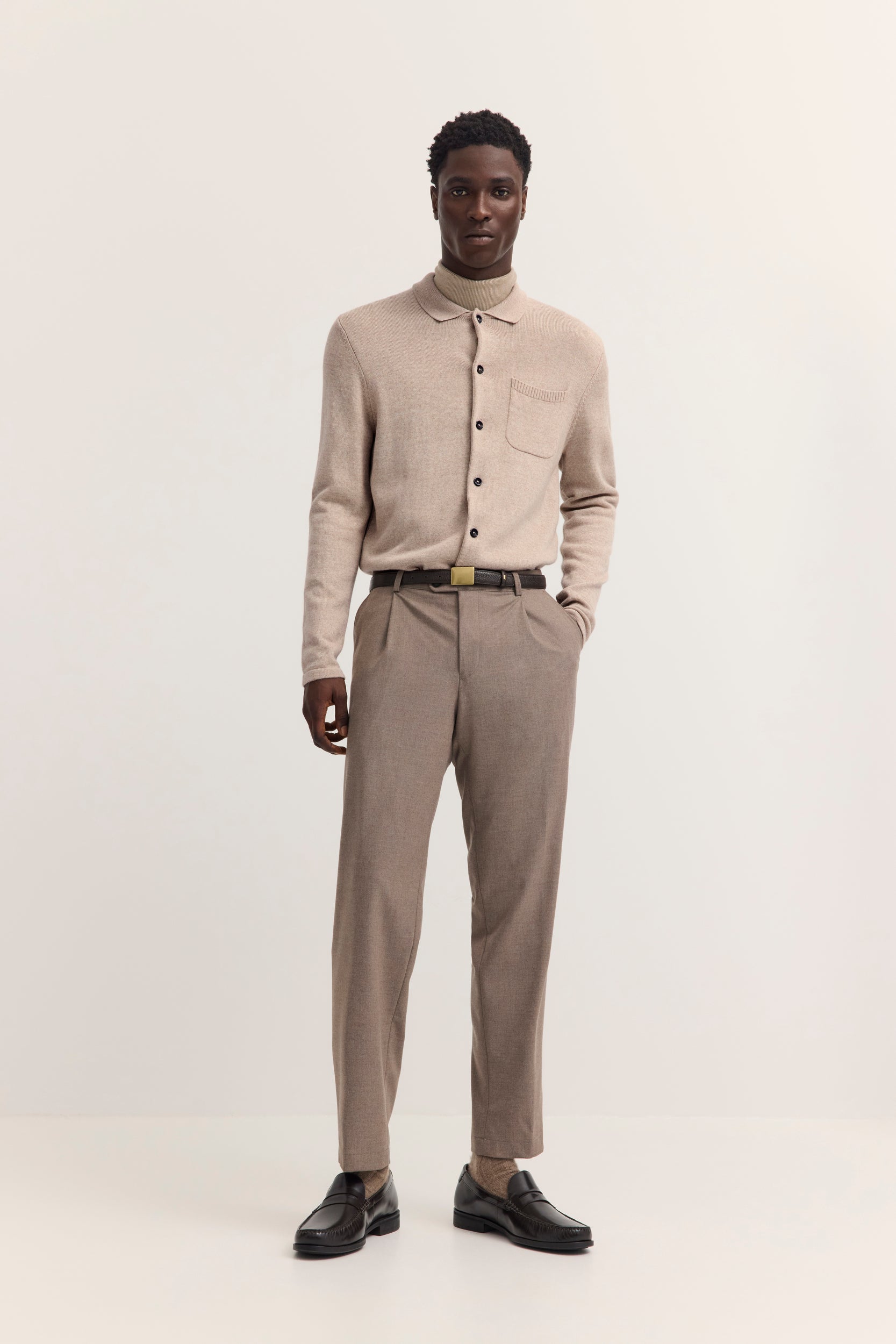 Strickjacke - Wollmix