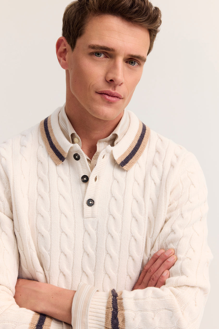 Pullover - Polokragen