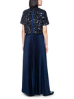 Maxikleid - Pailletten und Plissees