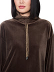 Nicki-Pullover - Rollkragen