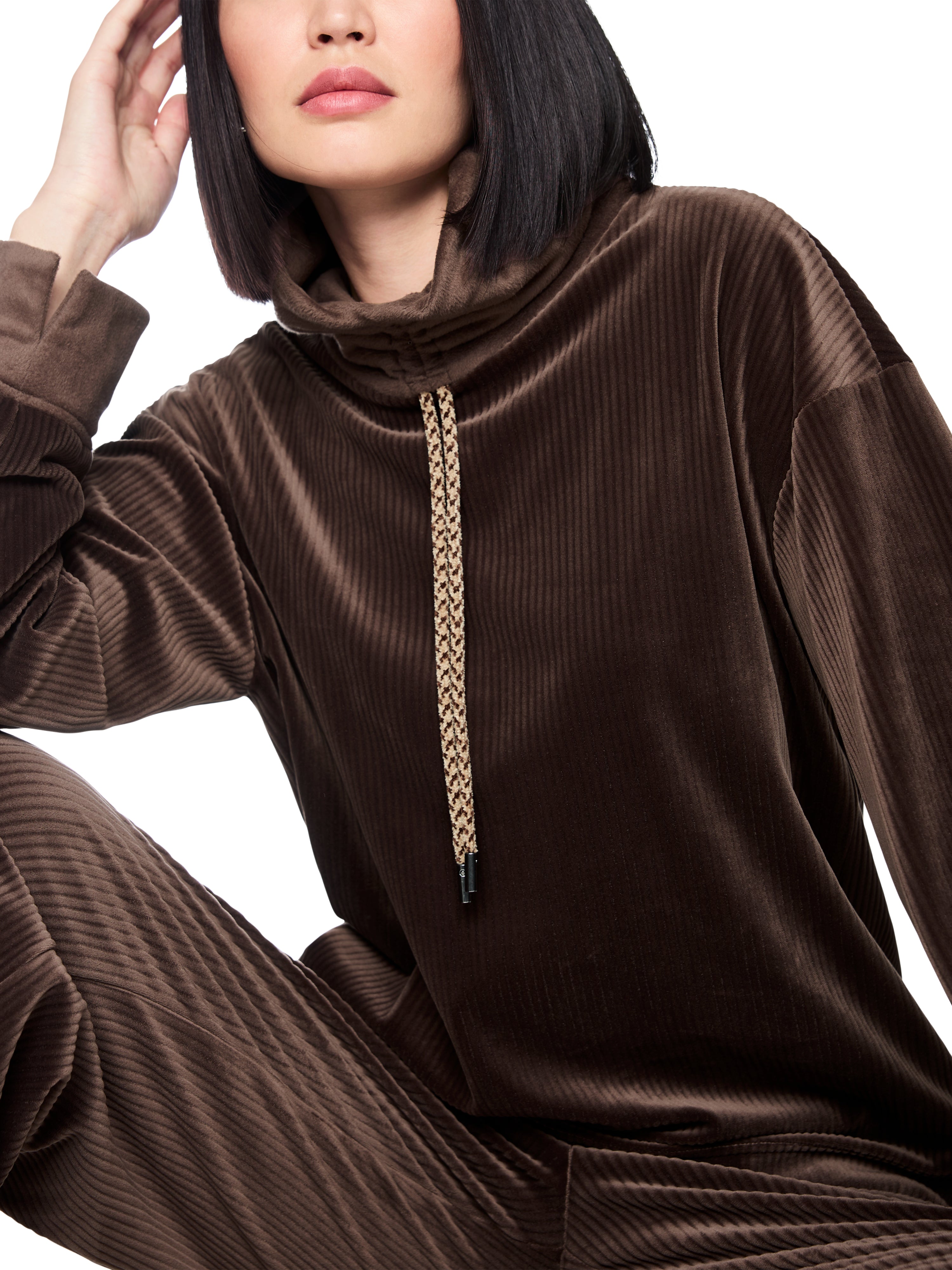 Nicki-Pullover - Rollkragen