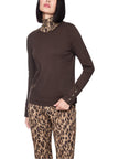 Rippshirt - Leo-Rollkragen