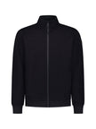 Sweater Full Zip Stand Up Collar Bonded Knit
