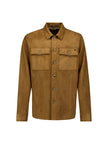 Overshirt - Veloursleder Optik