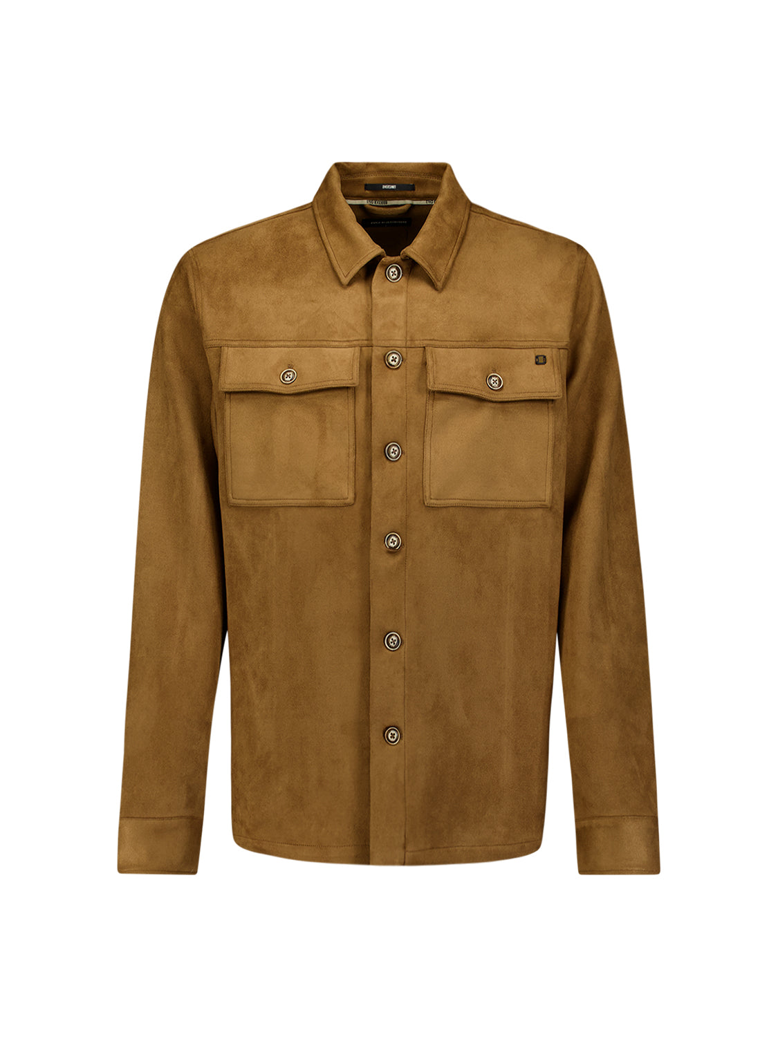 Overshirt - Veloursleder Optik