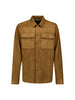 Overshirt - Veloursleder Optik