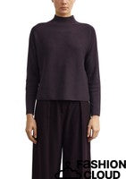 Strickpullover - Stehkragen