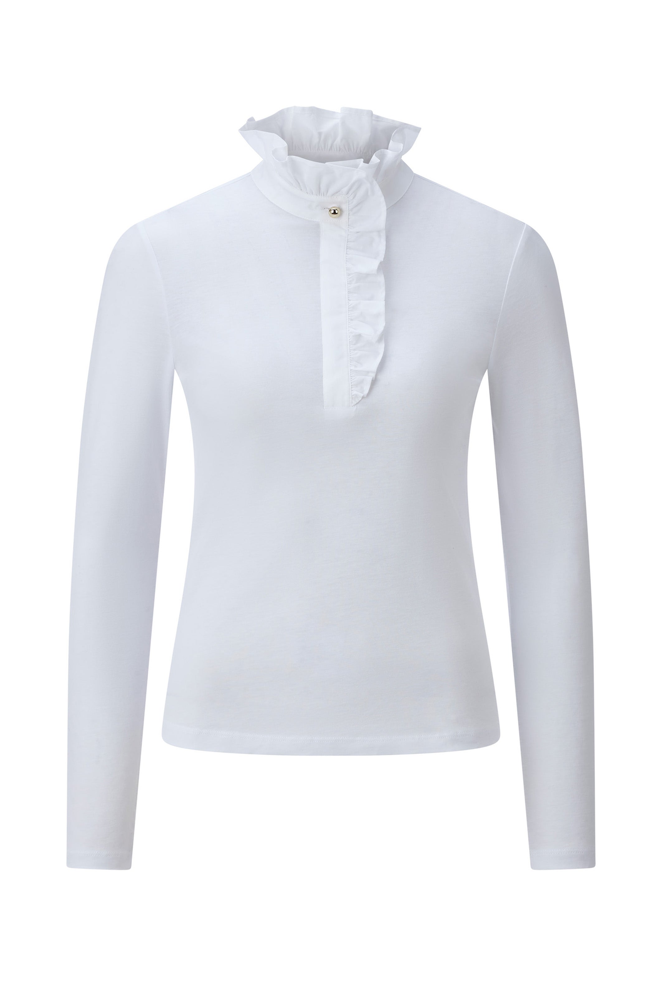 Langarmshirt - Rüschen