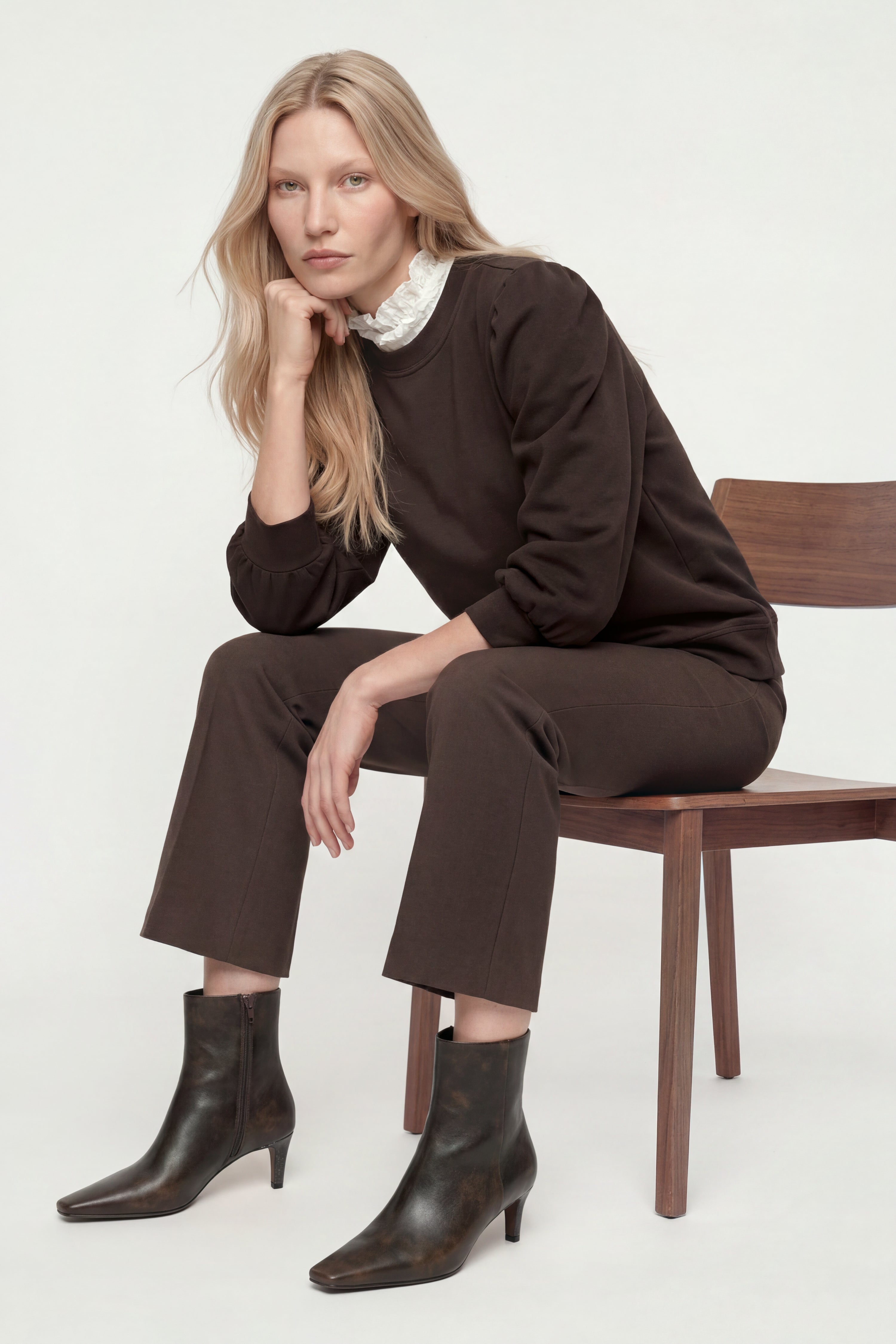 Sweatshirt - Puffärmel