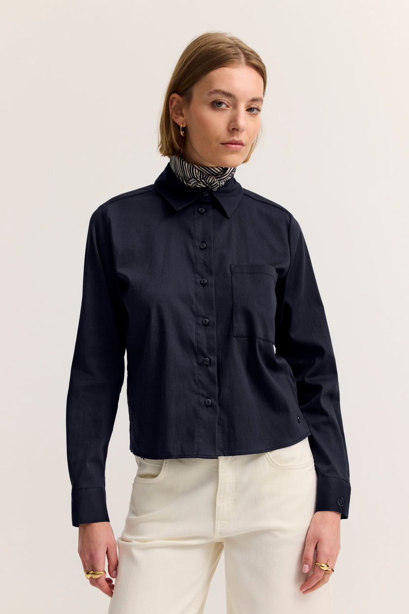 Hemdbluse - Cropped