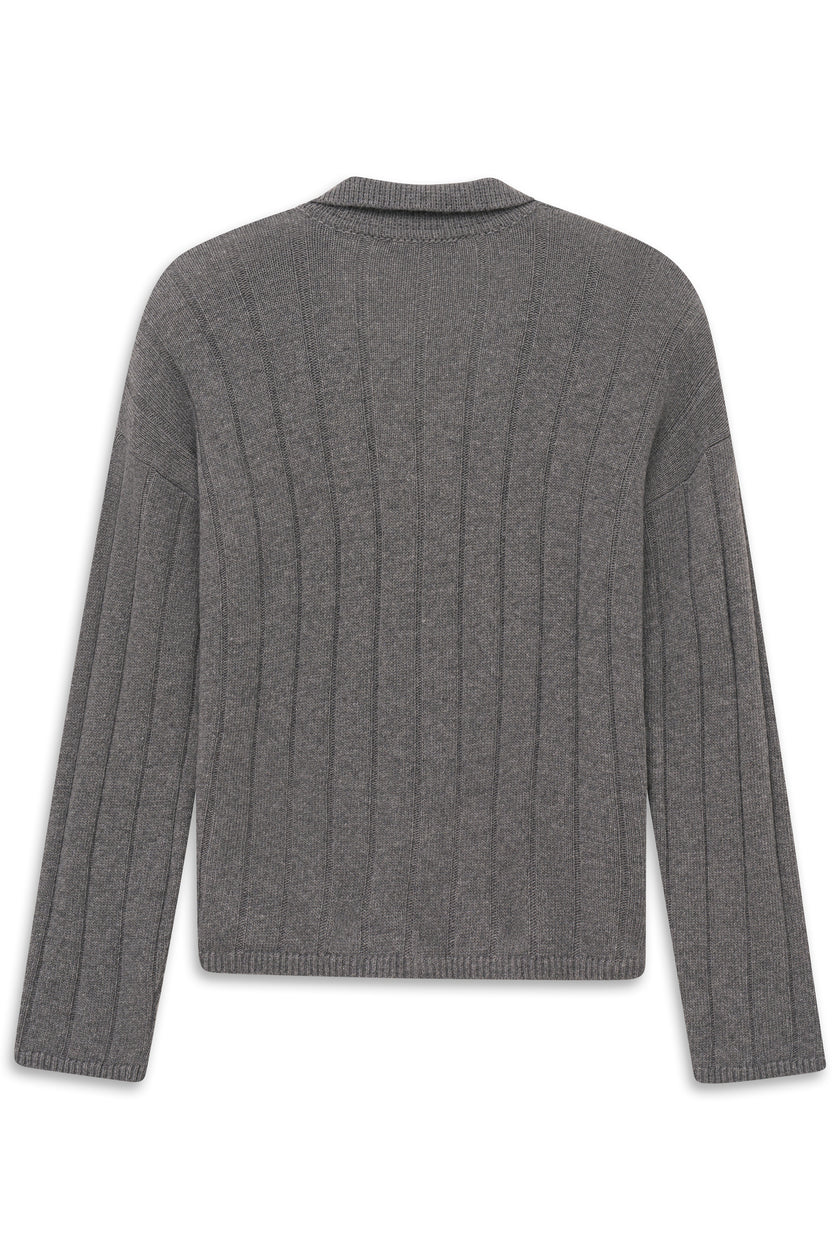 Strickjacke - Wollmix