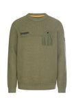 Strickpullover - Brusttasche