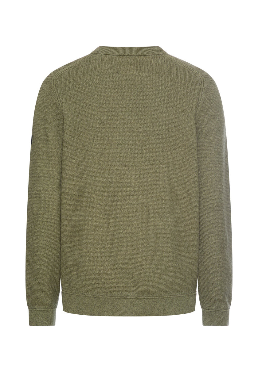 Strickpullover - Brusttasche